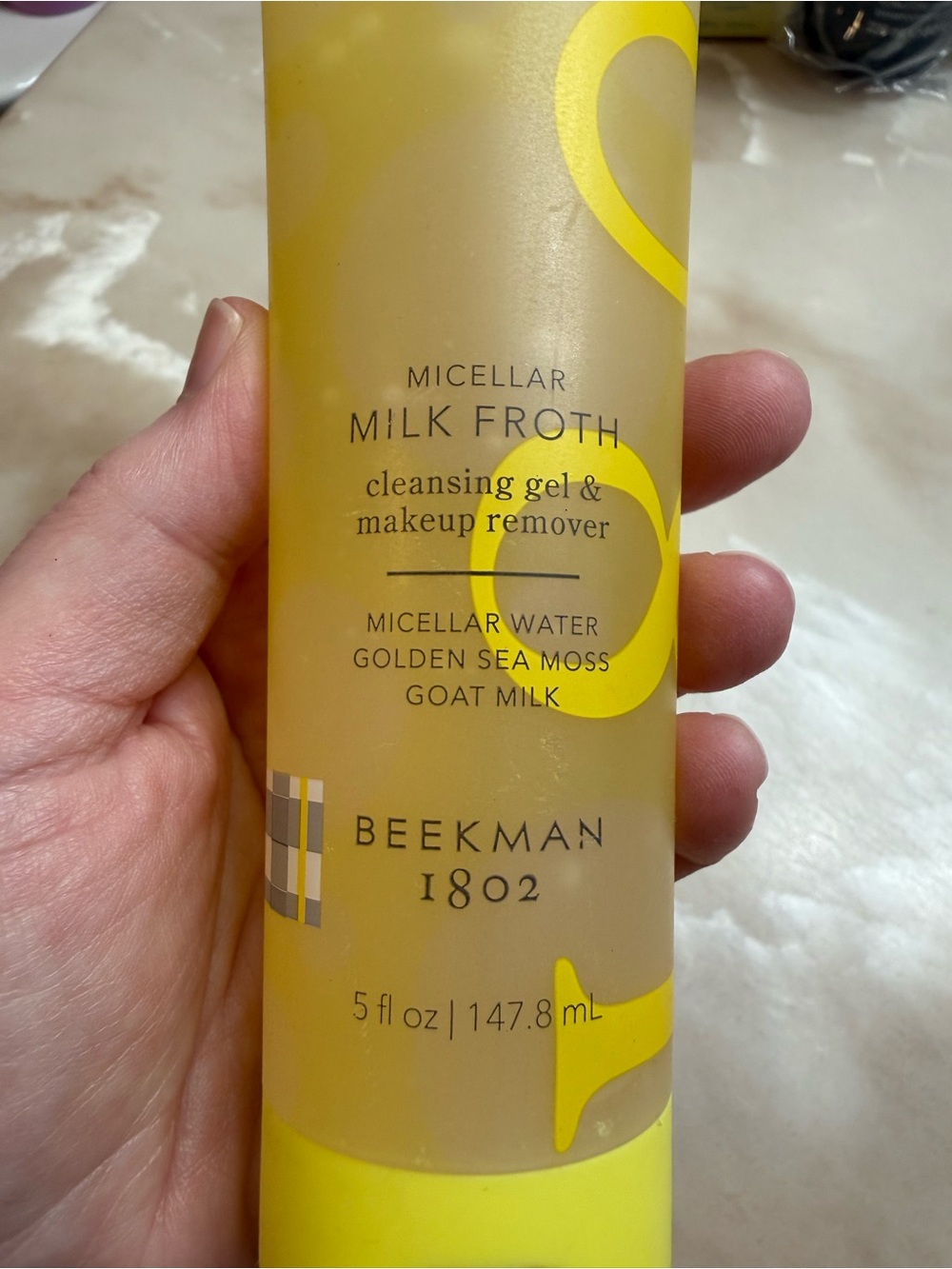 Beekman 1802 Micellar Milk Froth Cleansing Gel & Makeup Remover - NEW
